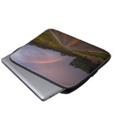 Regenbogen und Straße Laptopschutzhülle (Vorne Knopf)