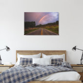 Regenbogen und Straße Leinwanddruck (Insitu (Schlafzimmer))