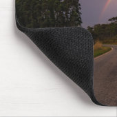 Regenbogen und Straße Mousepad (Ecke)