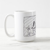 Regenbogen-und Unicorns-Tasse Kaffeetasse (Links)