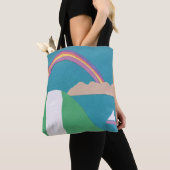 Regenbogen und Wasserfall Totbeutel Tasche (Von Nahem)