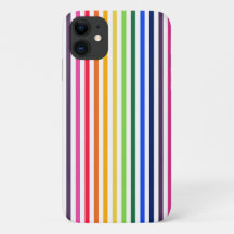 Regenbogen- und weiße Streifen