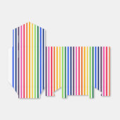 Regenbogen und weiße Streifen Geschenkschachtel (Ungefaltet)