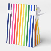 Regenbogen und weiße Streifen Geschenkschachtel (Rückseite)