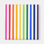 Regenbogen und weiße Streifen Magnet (Vorne)