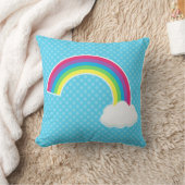 Regenbogen und Wolke Kissen (Decke)