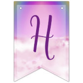 Regenbogen und Wolken Fairy Birthday Wimpelkette (Zweite Fahne)