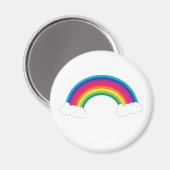 Regenbogen und Wolken Niedlich Magnet (Vorderseite/Rückseite)