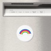 Regenbogen und Wolken Niedlich Magnet (In Situ (Geschirrspüler))