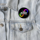 Regenbogen-Unendlichkeit-Knoten Autismus-Bewusstse Button (Beispiel)