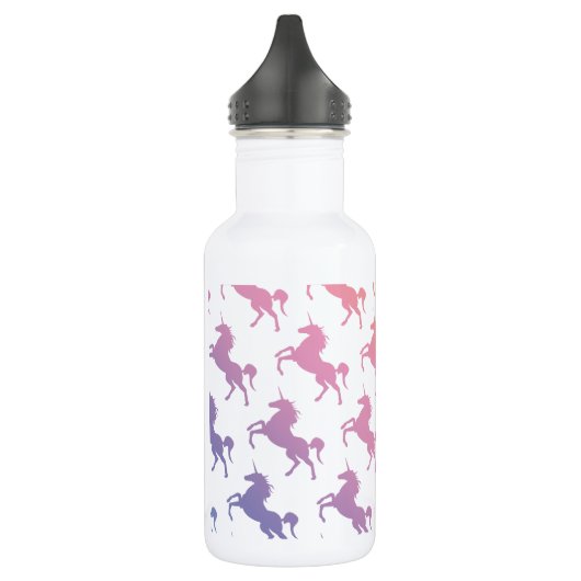 Regenbogen Unicorns.pdf Trinkflasche (Links)