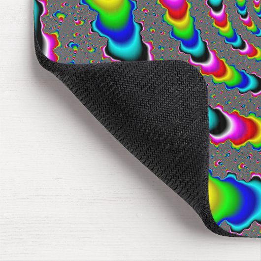 Regenbogen-Universum - Fraktal-Kunst Mousepad (Ecke)