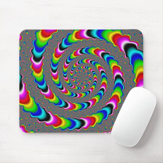 Regenbogen-Universum - Fraktal-Kunst Mousepad (Mit Mouse)