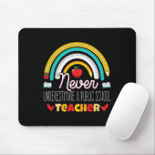Regenbogen Unterschätze niemals einen öffentlichen Mousepad (Mit Mouse)
