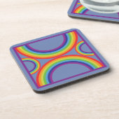 Regenbogen-Untersetzer Getränkeuntersetzer (Linke Seite)