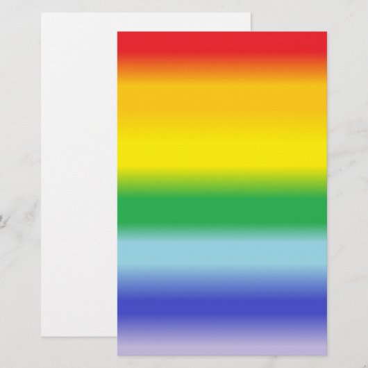 Regenbogen v1 briefpapier (Vorne/Hinten)