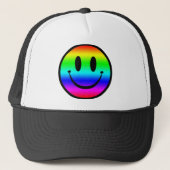Regenbogen V1 Truckerkappe (Vorderseite)
