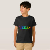 Regenbogen vegan T-Shirt (Vorne ganz)
