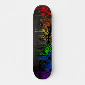 Regenbogen-Vektor Skateboard (Vorne)