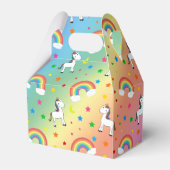Regenbogen vereint Herz-Sternenmuster Geschenkschachtel (Vorderseite)