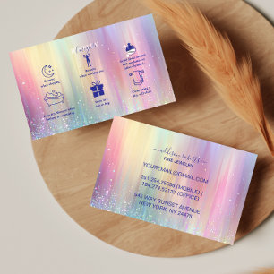 Regenbogen-Verlauf Professionelle Schmuckpflege  Visitenkarte