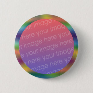 Regenbogen-Verlaufs-Fotorahmen Button