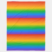 Regenbogen-Verlaufsfarben Fleecedecke (Vorderseite)