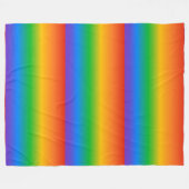 Regenbogen-Verlaufsfarben Fleecedecke (Vorderseite (Horizontal))