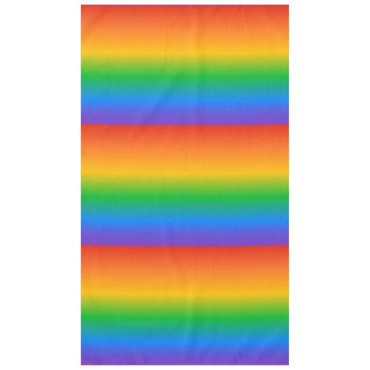 Regenbogen-Verlaufsfarben Tischdecke (Vorderseite)