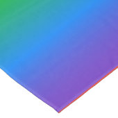 Regenbogen-Verlaufsfarben Tischdecke (Schrägansicht)