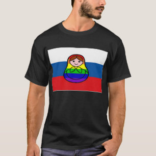 Regenbogen-Verschachtelungs-Puppen-Shirt T-Shirt
