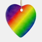 Regenbogen-Verzierung Keramikornament (Rechts)