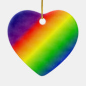 Regenbogen-Verzierung Keramikornament (Hinten)