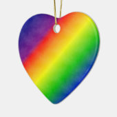 Regenbogen-Verzierung Keramikornament (Links)