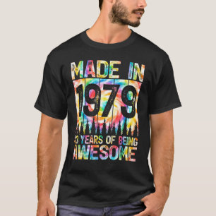 Regenbogen Vintag 1979 43 Jahre Phantastisch 43 t T-Shirt
