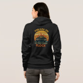 Regenbogen-Vintage-Ei Hoodie (Schwarz voll)