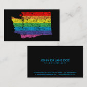 Regenbogen Visitenkarte (Vorne/Hinten)