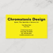 Regenbogen Visitenkarte (Rückseite)