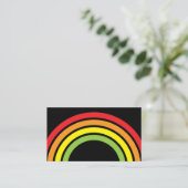 Regenbogen Visitenkarte (Stehend Vorderseite)