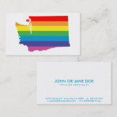 Regenbogen Visitenkarte (Vorne/Hinten)