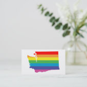 Regenbogen Visitenkarte (Stehend Vorderseite)