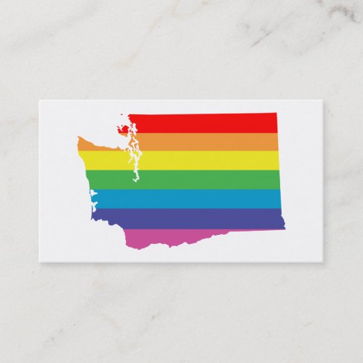 Regenbogen Visitenkarte (Vorderseite)