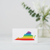 Regenbogen Visitenkarte (Stehend Vorderseite)