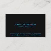 Regenbogen Visitenkarte (Rückseite)