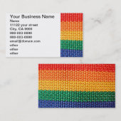 Regenbogen Visitenkarte (Vorne/Hinten)