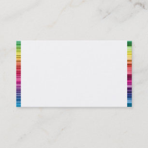 Regenbogen-Visitenkarte Visitenkarte
