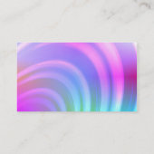 Regenbogen-Visitenkarte Visitenkarte (Rückseite)