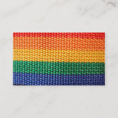 Regenbogen-Visitenkarte Visitenkarte (Rückseite)