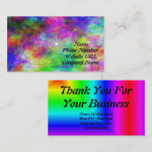 Regenbogen-Visitenkarte Visitenkarte (Vorne/Hinten)
