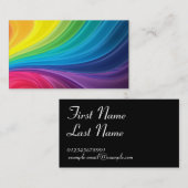 Regenbogen-Visitenkarte Visitenkarte (Vorne/Hinten)